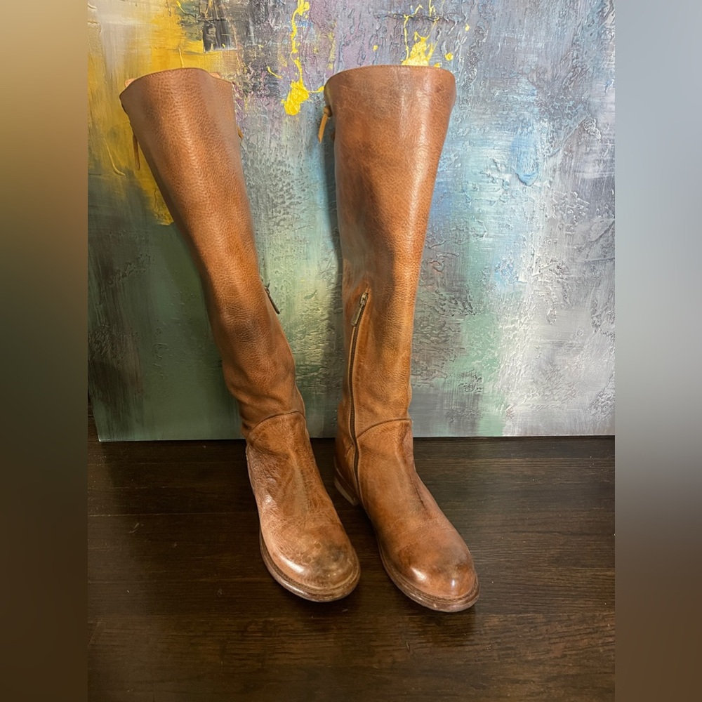 Bed Stu Manchester Tall Boots tan rustic size 9.5